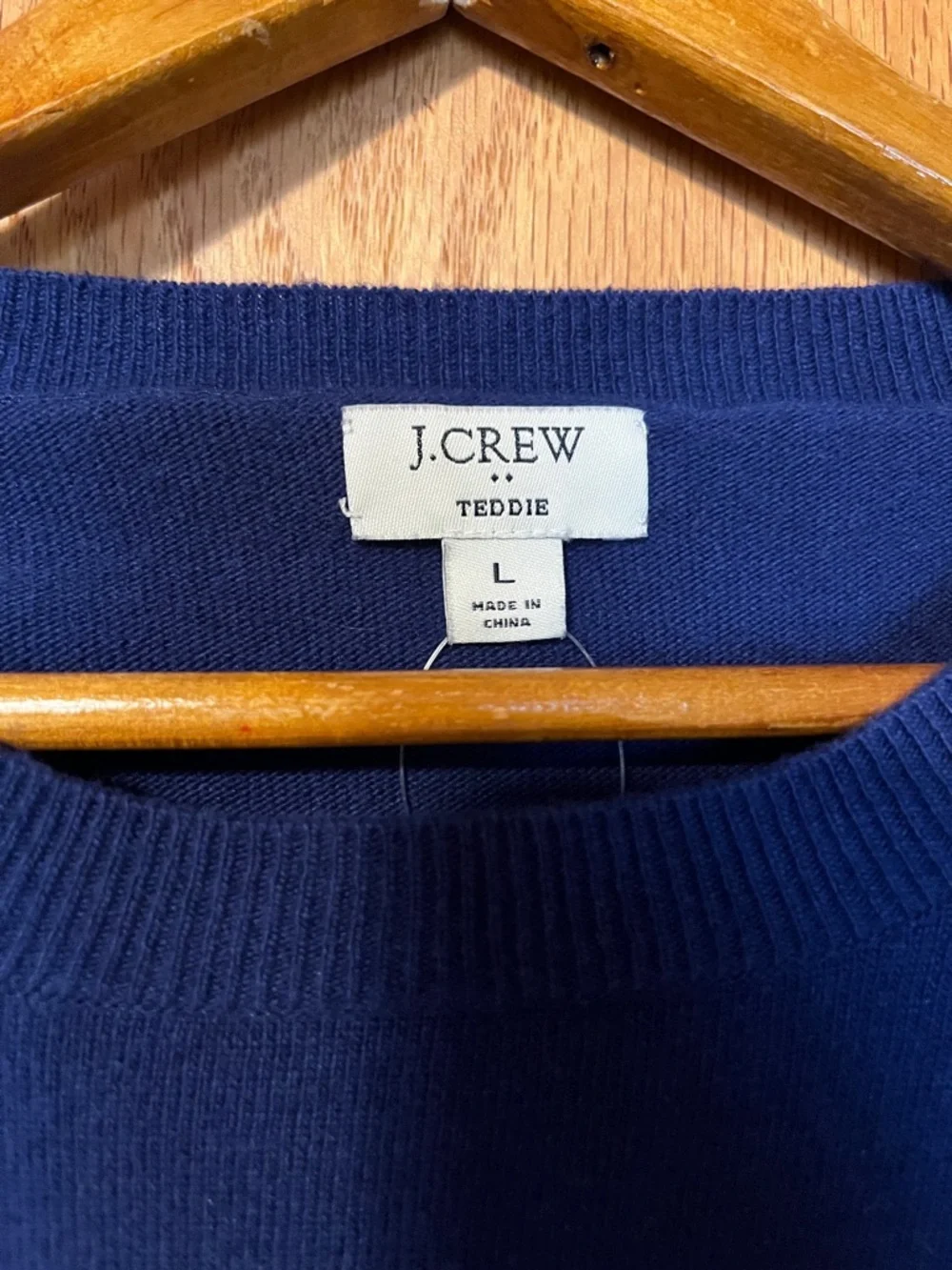 J. Crew Women's Cobalt Blue Crewneck Sweater
